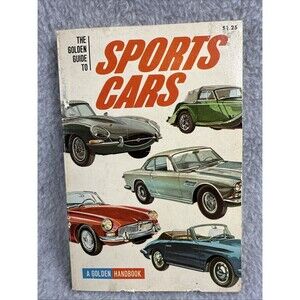 Vintage The Golden Guide To Sports Cars Mortarini New York Golden Press, 1968